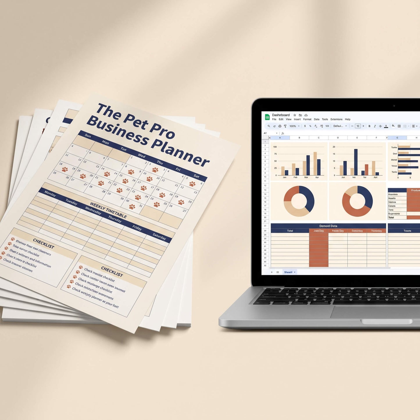 The Pet Pro Business System — Planner + Money Tracker