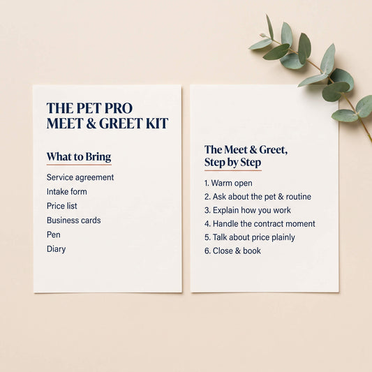 The Pet Pro Meet & Greet Kit