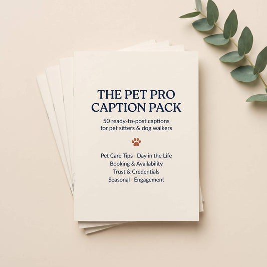 The Pet Pro Caption Pack
